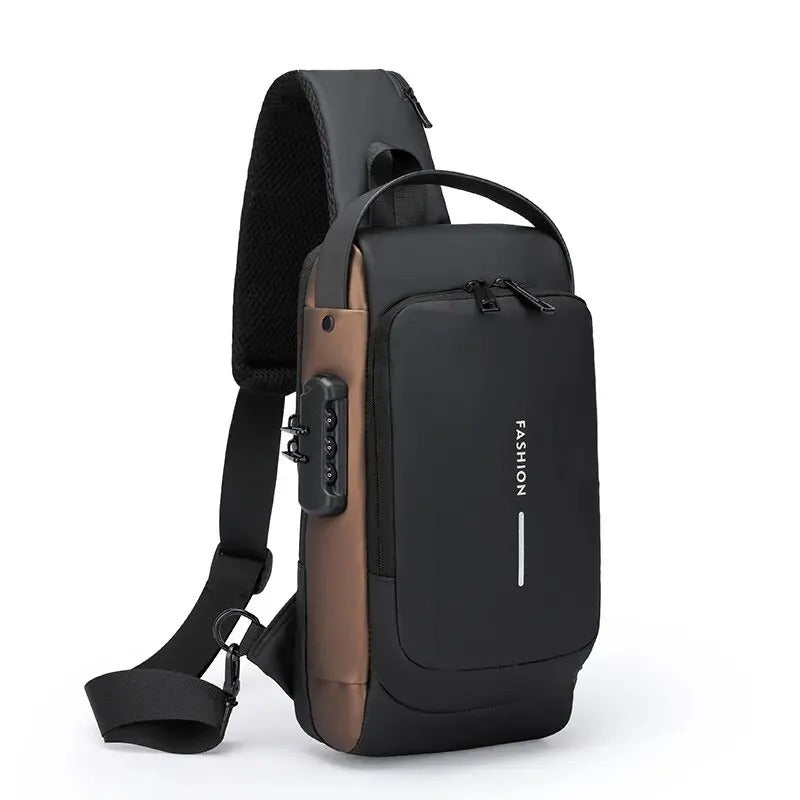 BOLSO DE HOMBRO MULTIFUNCIÓN ANTIRROBO USB